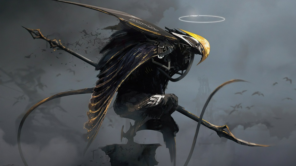 रोबो बर्ड 4के