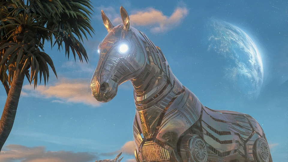 सुंदर घोड़े मशीनों 4कश्मीर