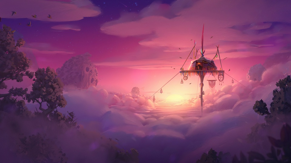 बादलों पर मंदिर