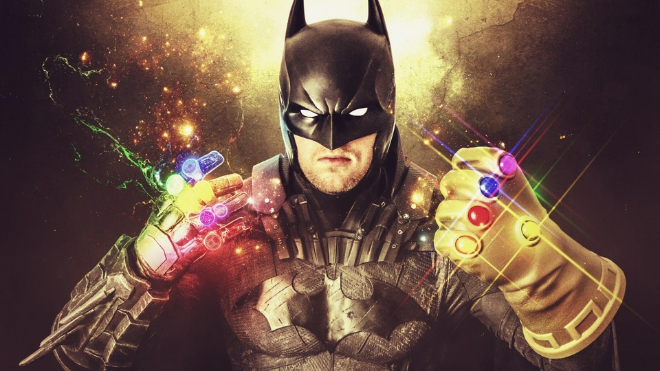 थानोस गौंटलेट 5 के साथ बैटमैन