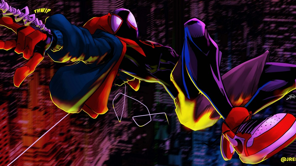 माइल्स मोरालेस आर्टोवर्क 8 के