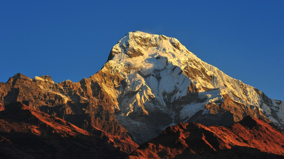 अन्नपूर्णा मासिफ पर्वत श्रृंखला नेपाल 4 के