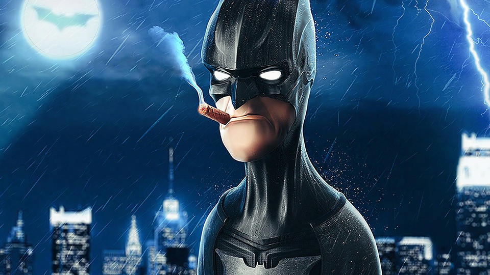 बैटमैन धूम्रपान