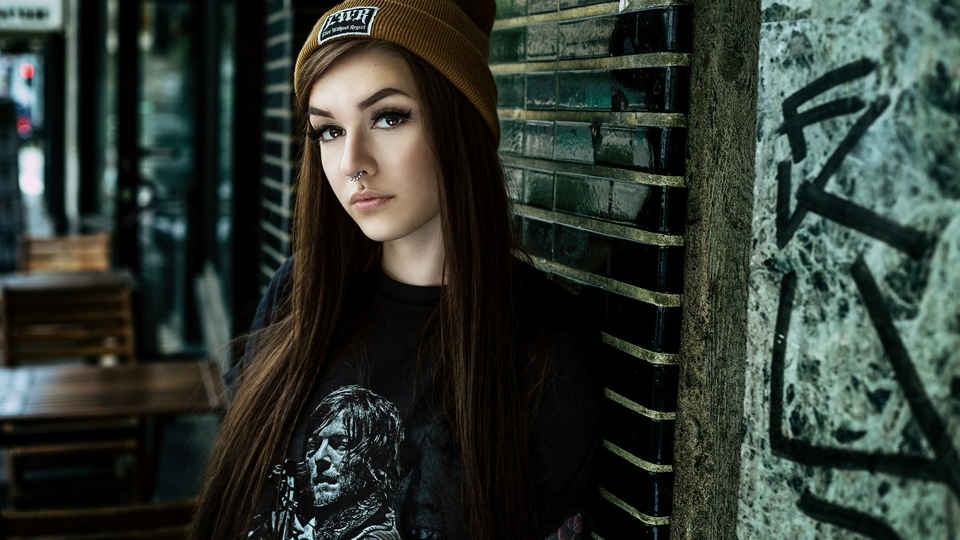 श्यामला लड़की मॉडल