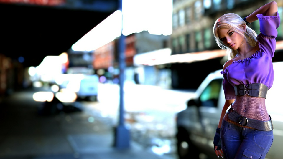 महिला 3 डी सीजीआई 4 के