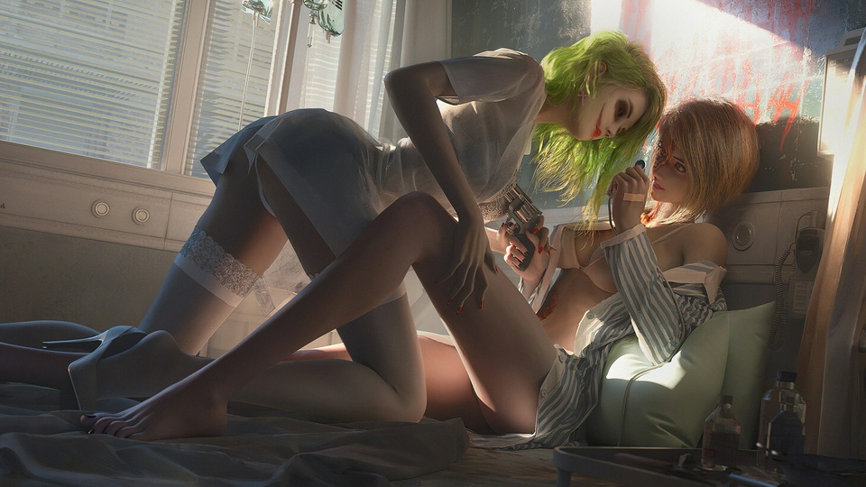 जोकर लड़की और रोगी