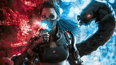 लड़की और फूल 5 के