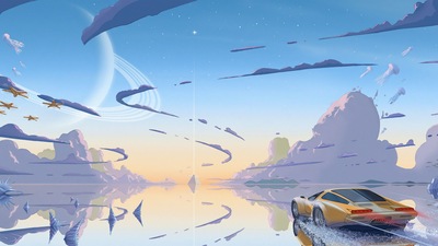 पानी पर कार