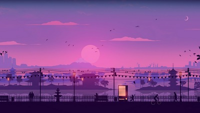 फ़ूजी सूर्यास्त