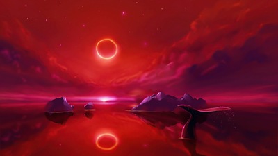 व्हेल और एक अंगूठी ग्रहण