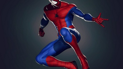 स्पाइडरमैन डिजिटल कला