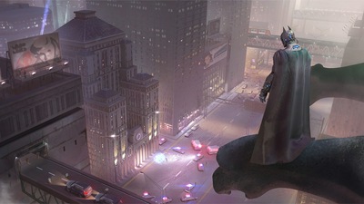 छत पर बैटमैन